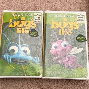 2 unopened Bug’s life VHS tapes